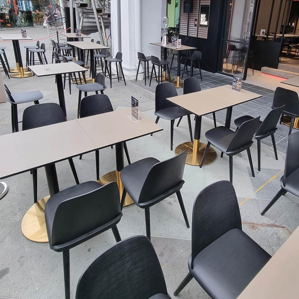 Fu Lin @ Clarke Quay | Products Seen: [Troy Side Chair & Gala Table Base]